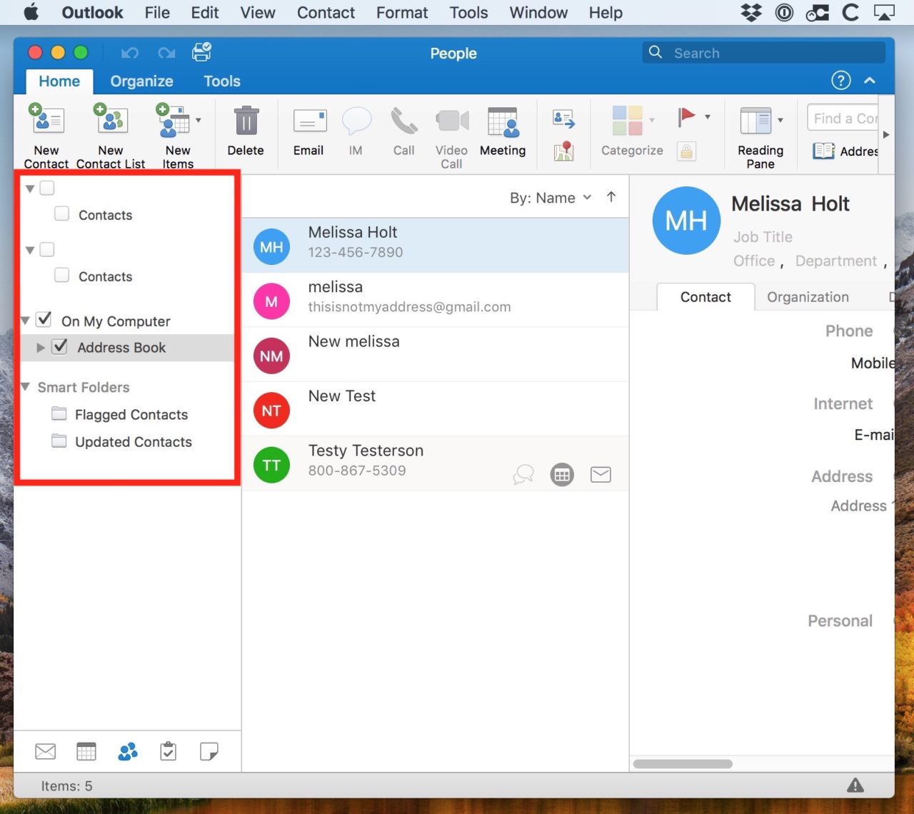 how to export contacts from outlook for mac 2015